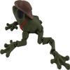 Articulated Frog Figurine, Cowboy Theme, 3D Printed Desk Decor, Stress Reliever Toy view 3