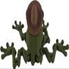 Articulated Frog Figurine, Cowboy Theme, 3D Printed Desk Decor, Stress Reliever Toy view 4