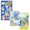 Bluey Birthday Party Favor Set - Bundle with 24 Bluey Activity Packs | Mini Sketch Book, Stickers, and Stamper | Blue Party Supplies view 3