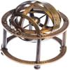 Celestial Globe with Zodiac Engravings, Brass Finish, Standard Size, Handmade view 1