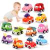 12 Pcs Pull Back Cars Set Toys for 1 2 3 Year Toddlers, Baby Car Toys for 12-18 Months, Construction Vehicle Racing Car Set, Baby Toys for 1 2 Year Old Boy, 1st Birthday Gift for 1 2 3 Year Old Boys view 1