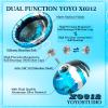 YOYOSTUDIO X0312 Responsive Yoyo Professional Yoyo for Adults Kids, Unresponsive Yoyos for Fingerspin Yoyos Tricks with Yo Yo Bearing Kit,10 Yo-Yo Strings, Case & Glove (Black Blue Silver) view 4