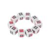 FGDTREE 10Pcs D6 Dices for Easy Fortune-Telling for Divination Dice Gua Eight T Dice Cup view 1