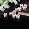FGDTREE 10Pcs D6 Dices for Easy Fortune-Telling for Divination Dice Gua Eight T Dice Cup view 2