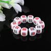 FGDTREE 10Pcs D6 Dices for Easy Fortune-Telling for Divination Dice Gua Eight T Dice Cup view 4