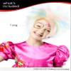Rubies Barbie Movie: Weird Barbie Wig for Kids, Girl's view 4