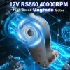 2Pcs 12V Powered Wheels Motor Upgrade Gearbox Electric Motor 12V RS550 40000RPM High Speed RS550 Drive Engine Jeep Upgrade Motor view 3