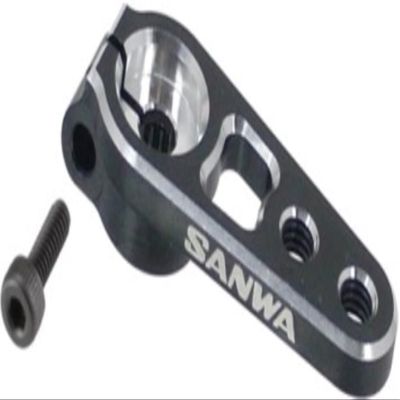 SANWA Aluminum Servo Horn 1 pcs BLACK 107A54261B