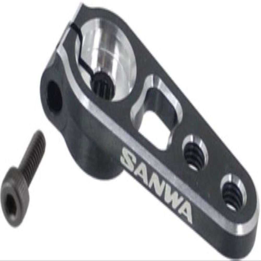 SANWA Aluminum Servo Horn 1 pcs BLACK 107A54261B