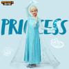 Spooktacular Creations Ice Princess Dress for Girls, Light Blue Snow Princess Costume, Sequin Dress with Tailing Cape for Kids Toddler Halloween, Birthday, Cosplay Party (Small, 5-7 yrs) view 2