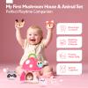 hahaland Baby Toys 6-12 Months - Montessori Toys for 6 Month Old Girl, My First Mushroom House with Stuffed Jungle Animals, Rattle, Crinkle Paper, Mirror, Sensory Toy Baby Girl Easter Gifts view 2