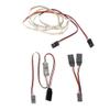 VERBANA Airplane Light, Remote Control Model Light Bar Kit Spare Part Suitable for Rc Fixed Wing Aircraft Model Airplane Plane Accessories Part (Color : Red) view 1