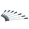 Nylon Rod End Assembly Push Rod Kit Include M2 Plastic Rod End and Push Pull Rod for Rc Model Car Boat Airplane (Size : 008 Link 65mm) view 3