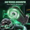 2Pcs 24V Powered Wheels Motor Upgrade for Kids Ride On Toy Car 40000RPM Gear Box for Kids Electric Ride Motorcycles Jeep Gear Box RS550 High Speed Drive Engine Match Kids Ride On Toys Car Motors view 3