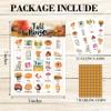 Fall Bingo Game Cards, Autumn Bingo Games for Adults, Fall Harvest Bingo Cards Supplies, Thanksgiving Party Birthday Party Bingo Decor Favors, Card Gifts for Friends Family Holiday, 01 view 2