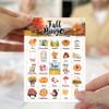 Fall Bingo Game Cards, Autumn Bingo Games for Adults, Fall Harvest Bingo Cards Supplies, Thanksgiving Party Birthday Party Bingo Decor Favors, Card Gifts for Friends Family Holiday, 01 view 4