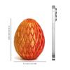 Flavery 3D Printed Flying Dragon Egg - 7" Winged Dragon in Diamond Easter Eggs, Flexible Crystal Animal Inside, Mystery Dragon Eggs Gift, Desk Decoration, Fidget Toy (Red Mix Gold) view 4