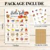 Fall Harvest Bingo Cards & Supplies - Thanksgiving & Birthday Party Decor & Favors, Card Gifts for Friends & Family Holiday, 02 view 2