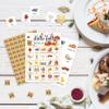 Fall Harvest Bingo Cards & Supplies - Thanksgiving & Birthday Party Decor & Favors, Card Gifts for Friends & Family Holiday, 02 view 3