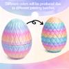 Flavery 3D Printed Flying Dragon Egg - Winged Dragon in Diamond Easter Eggs, Flexible Crystal Animal Inside, Mystery 3D Gift, Desk Decoration, Fidget Toy (Candy Color Rainbow) view 3