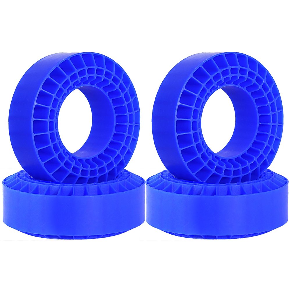 REDSPIDER Silicone Rubber 1.9 tire Inserts1.9 Tires Waterproof Soft and Highly Elastic Inner Fillerfor 1/10 RC Crawler Car Tire Upgrade. (Blue)