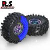 REDSPIDER Silicone Rubber 1.9 tire Inserts1.9 Tires Waterproof Soft and Highly Elastic Inner Fillerfor 1/10 RC Crawler Car Tire Upgrade.  (Blue) view 2
