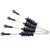 DingMotuo RC Model Boat Push Rod Kit Include M2 Rod End +Rubber Bellows Radio Box Seals M2 Pull Rod for Servo Push Rod Seal to Rudder (Size : 100mm Length) view 2