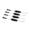 DingMotuo RC Model Boat Push Rod Kit Include M2 Rod End +Rubber Bellows Radio Box Seals M2 Pull Rod for Servo Push Rod Seal to Rudder (Size : 100mm Length) view 4