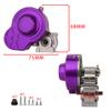 Pothyes All Metal Complete Gearbox Transmission with Motor Gears for 313mm Wheelbase 1/10 RC Crawler Truck Axial SCX10 & SCX10 II DIY Upgrade Parts (Purple) view 3