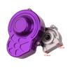 Pothyes All Metal Complete Gearbox Transmission with Motor Gears for 313mm Wheelbase 1/10 RC Crawler Truck Axial SCX10 & SCX10 II DIY Upgrade Parts (Purple) view 4