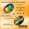 YOYOSTUDIO X0312 Unresponsive Finger Spin Yoyo Professional, Responsive Yoyo for Adults Kids, Trick Yoyos Professional with Yo Yo Bearing Kit, 10 Yo-Yo Strings, Case & Glove (Black Gold Blue) view 4
