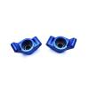 KEBEILEE CNC Alu7075 Rear Hub for Traxxas MAXX Slash 1:8#8952 (Blue) view 2
