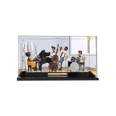 Acrylic Display Case for Lego21334 Jazz Band Compatible LegoModel Gift Storage Display (Model not Included) (2mm)