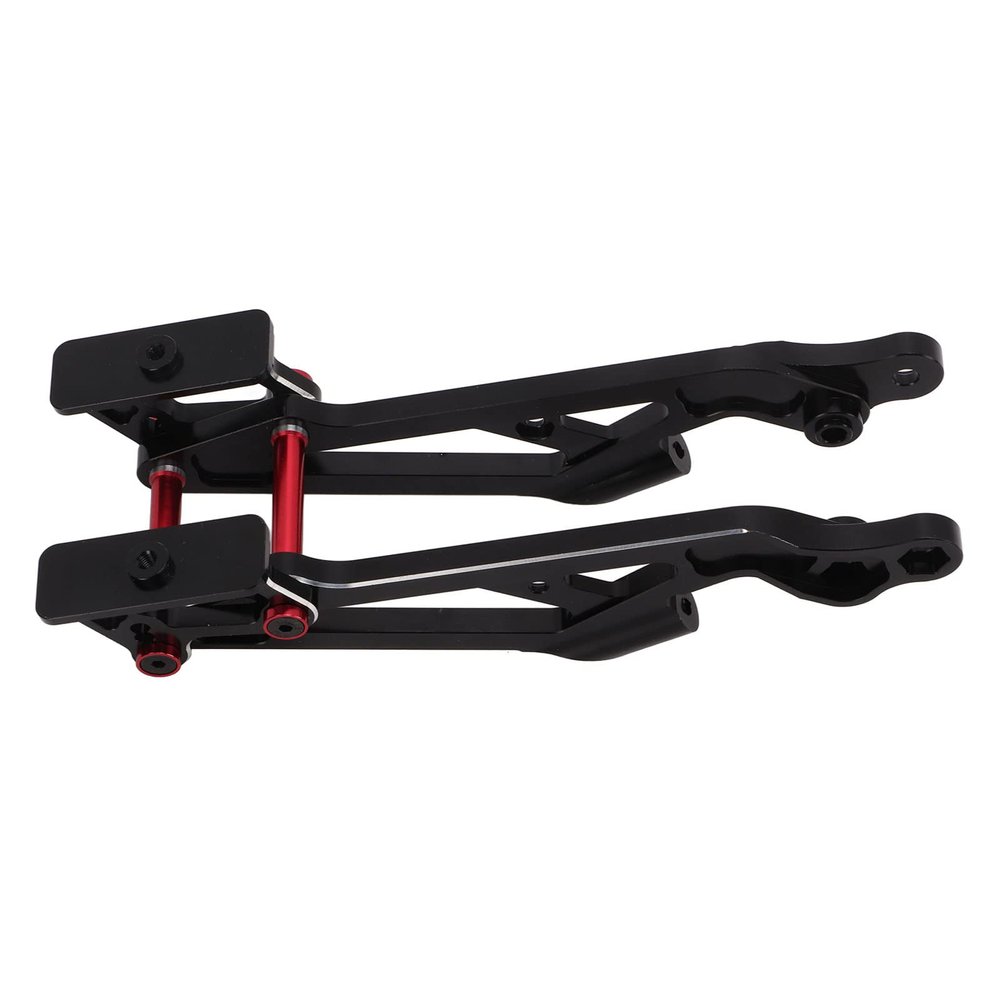 QANYEGN RC Rear Wing Mot RC Car Aries, Aluminum Rear Wing Mot Upgrade Parts for 1/8 (Black Red)