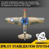 Xiangtat RC Plane for Beginners, 4CH WWII RC Airplane P40 Warhawk with Aileron, 2.4Ghz Remote Control Plane with Xpilot Self Righting&One Key Aerobatic, Gifts for Adults (761-13 RTF) view 2