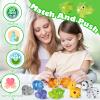 52PCS Animal Alphabet Learning Toys for Toddlers 2-4, 10 Different Animal Figures, Montessori Educational Toys Gifts for Boy Girl, Preschool Learning Activities, Double Sided ABC Matching Game  view 4