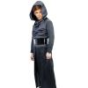 shyhand Scary Costume for Kids Boys Creepy Jumpsuit Mask Belt Cowl Black Series Halloween Cosplay Outfits view 4