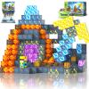 Magnetic Blocks-Build Mine Magnet World Pickaxe Edition Mine Pickaxe Caverns Kids Games Toddler Toys Magnetic Tiles for Boys & Girls Age 3-4 4-5 6-8, Sensory Outdoor Toys for Kids for 3+ view 1