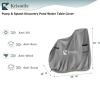Krismile Kids Water Sensory Table Pool Cover, Heavy-Duty Waterproof Dust Proof Anti-UV Water Table Cover, Suitable for Splash Discovery Pond (Grey) view 3