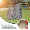 Krismile Kids Water Sensory Table Pool Cover, Heavy-Duty Waterproof Dust Proof Anti-UV Water Table Cover, Suitable for Splash Discovery Pond (Grey) view 4