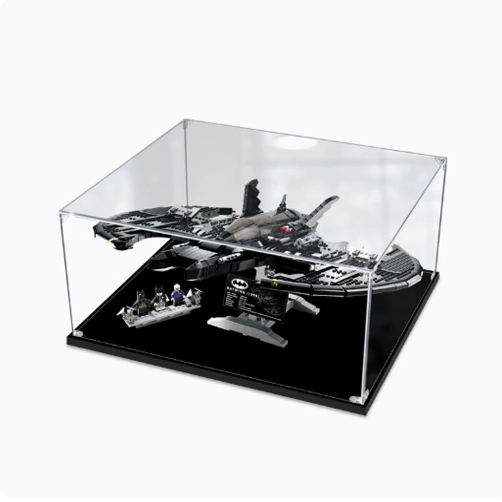Acrylic Display Case for LegoBatwing 76161Compatible LegoModel Gift Storage Display (Model not Included) (2mm)