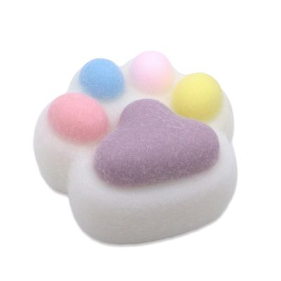 Giant Colorful Cat Paw Squishy Toy Taba Squishy Slow Rising Stress Relief Fun and Cute Plaything Perfect for Birthday Gift and Decoration (L)