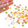 100 PCS Micro Resin Daisy Blooms Flower Beads Garden Miniature Polyresin Flowers Mini Accessories Flowers for Crafts Miniature Flowers for Terrarium Zen Garden Back Garden Micro Landscaping Decoration view 1
