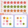 100 PCS Micro Resin Daisy Blooms Flower Beads Garden Miniature Polyresin Flowers Mini Accessories Flowers for Crafts Miniature Flowers for Terrarium Zen Garden Back Garden Micro Landscaping Decoration view 2