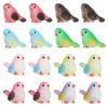 16 Pcs Miniature Bird Figurines - Mini Resin Birds Decorative for Dollhouse, Crafts & Garden view 1