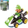 Carrera Pull & Speed 15818405 Official Licensed Kids Mario Kart Toy Car Pull Back Vehicle for Ages 3 and Up - Luigi view 1