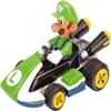 Carrera Pull & Speed 15818405 Official Licensed Kids Mario Kart Toy Car Pull Back Vehicle for Ages 3 and Up - Luigi view 2