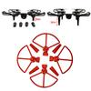 CHICHIYANG 4PCS Propeller Guard + 4PCS Landing Legs Gear for DJI Spark Drone Flying Protecting view 3