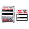 100Pcs/Roll Oil Change Reminder Stickers Automotive Maintenance Service Reminder Car Window Adhesive Labels Low-Tack Windshield Stickers Automotive Maintenance Service Reminder Labels view 1
