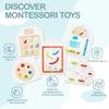 Monlurd Cloud Montessori Busy Board, Sensory Board, Wooden Toys, Wall Toys, Boys and Girls 6M+ view 4